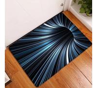 EAEQKOUC Tapis 3D Paillasson de Porte Aquarelle pour scène hivernale hivernale extérieure - Écharpe Rouge Blanche paillasson de Porte, absorbante et antidérapante pour décorations de Noël extérieures