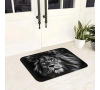 EAEQKOUC Tapis 3D Paillassons drôles Oh Non Pas Encore toi Pavillon en Flanelle Décorations intérieures antidérapants pour Cuisine Nattes intérieures décorations de Noël