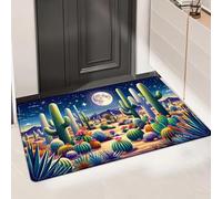 EAEQKOUC Tapis 3D Paillassons Gothiques Bat Doux, Douillet et Absorbant Le Bruit Hall d’entrée, Paillasson, Chambre d’entrée de Chevet Maison ou