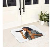 EAEQKOUC Tapis 3D Quand Je suis avec toi, si Heureux, paillassons antidérapants, Absorbant, de Moquette, entrée Cuisine, Salle de Bain, de Repos