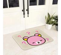 EAEQKOUC Tapis 3D Touhou Project Anime Paillassons antidérapants Absorbant Moquette pour entrée Cuisine Salle de Bain Salon de Pattes décorations de Noël