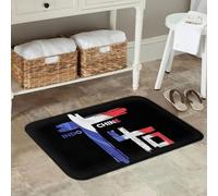 EAEQKOUC Tapis de Sol antidérapant Indochine Tapis de Sol en Tapis de Moquette Durable pour entrée de Cuisine Couche de la Maison Tapis de Pied 3D-60x90cm