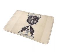 EAEQKOUC Tapis Temps 3D pour Explorer Un paillasson antidérapant de Sol Absorbant pour l’entrée de la Cuisine de Repose-Pieds de la chambre-60x90cm