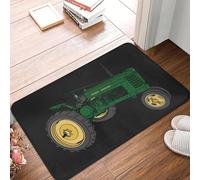 EAEQKOUC Tapis Tracteur 3D Style John Deere et « paillassons antidérapants de Sol raclant du Sable pour l’entrée de la Cuisine de Repos pour la maison-50x80cm