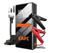 EAFC Booster de démarrage voiture 5000A Compresseur d'air 150PSI Batterie externe et Lampe LED