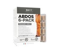 Eafit Minceur, ABDOS 6-PACK, Bruleur de graisse puissant, Actif breveté, Programme Complet minceur, Cafeine, L-arginine, L-tyrosine, Thé vert, Zinc, Chrome, Vitamine B6 -Piment, 120 comprimes