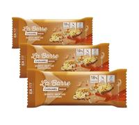 EAFIT - Barre Protéinée Cacahuètes Noix De Cajou - 18% Proteine - Riche En Proteine - Texture Croquante - Barre Protéinée 40g - Caramel Éclats De Caramel - Sans Colorant Sans Conservateur (Lot de 3)