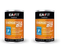 EAFIT Boisson Energétique -3H - 500 g - Orange Sanguine - Energie - Endurance - Hydratation - Performance - Effort de courtes durées - 10 portions - Marque Française - Certifié anti-dopage (Lot de 2)