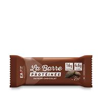 EAFIT La Barre Protéinée - Saveur Chocolat - Enrobée de chocolat au lait - 16g de protéines par barre - 5,5g de MG - faible en sucre - 12 vit et minéraux - Certifiée Anti-dopage