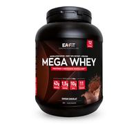 EAFIT Mega Whey Protéine – 43 g Whey, 10 g BCAA, 1,5 g créatine – Chocolat 750 g