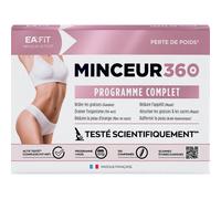 Eafit Complément alimentaire Minceur 360 – Guarana, Chrome, Thé vert – 120 comprimés