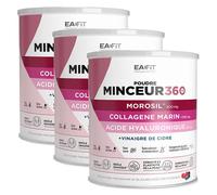 Eafit Minceur 360 Poudre - Morosil + Collagène Marin + Acide Hyaluronique - 275g Lot de 3