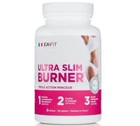 EAFIT MINCEUR - Ultra Slim Burner - Complément Alimentaire Bien Être|Formule Minceur et Anti-Retention d'Eau pour Perte de Poids Naturelle et Sculpture du Corps - Fabriqué en France - 120 gelules