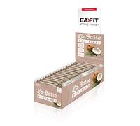 EAFIT Protein Bar Display of 24 Bars of 46 g Coconut Flavour - Milk Chocolate Coated - 16 g of Protein Per Bar - 5.5 g of Mg - Low Sugar - 12 Lives and Minerals - Certified Anti-Doping