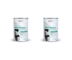 EAFIT PROTISOYA 320g - Chocolat - Protéine végétale - Vegan - SOJA - Préserve la masse musculaire - Boisson Minceur Protéinée - Marque française (Lot de 2)