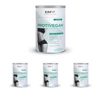 EAFIT Protivegan - Chocolat noisette - 450 g - 15 en-cas Protéines végétales - Tri sources - SANS GLUTEN - SANS COLORANT ARTIFICIEL - SANS CONSERVATEUR (Lot de 4)