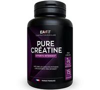 Eafit Pure Creatine - Améliore les capacités physiques en musculation - 3g de Créatine Monohydrate par jour - Force, Performance - Efforts intenses, Prise de muscle, sport - Récupération - 90Gélules