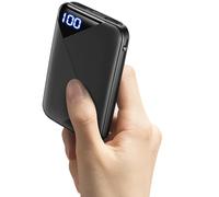 EAFU 10000 mAh Batterie Externe, Mini USB C Triple 3A Haute Vitesse Power Bank, Lampe de Poche Batterie Portable pour iPhone 15 14 13 12 Pro Max Samsung Galaxy S20 Note 10 Huawei Xiaomi