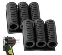 Eagerlyous/Forcipower - Universal Self-Adhesive Drill Bit Gripper, Drill Bit Holder Tool for Impact Driver. Quick Change on The Side of Your Power Drill Or Driver (2pcs)