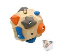 EagerMinds Bloc de boulder fabriqué à la main, poignée d'escalade en bois avec texture 3D, appareil d'entraînement pour la force des doigts et la force de préhension, pour grimpeurs et blocs