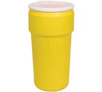 Eagle 1623 Jaune Lab Lot avec bande de plastique à levier, capacité 20 GAL