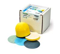 Eagle Abrasives Super Buflex Kit de démarrage de disques abrasifs de 7,6 cm SP7360, K2000 - K3000, 15 disques + 1 tampon d'interface + ponceuse à paume