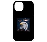 Eagle Alien UFOs Weird America Funny Eagles Aigles pour Enfants Coque pour iPhone 14
