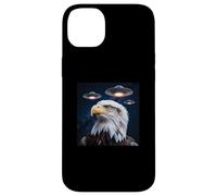 Eagle Alien UFOs Weird America Funny Eagles Aigles pour Enfants Coque pour iPhone 14 Plus