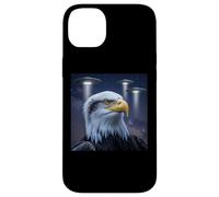 Eagle Alien UFOs Weird America Funny Eagles Aigles pour Enfants Coque pour iPhone 14 Plus