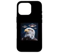 Eagle Alien UFOs Weird America Funny Eagles Aigles pour Enfants Coque pour iPhone 16 Pro