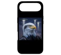 Eagle Alien UFOs Weird America Funny Eagles Aigles pour Enfants Coque pour iPhone Air