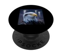 Eagle Alien UFOs Weird America Funny Eagles Aigles pour Enfants PopSockets PopGrip Adhésif