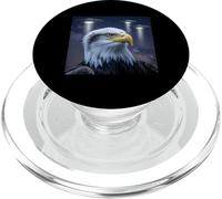 Eagle Alien UFOs Weird America Funny Eagles Aigles pour Enfants PopSockets PopGrip pour MagSafe