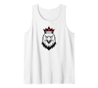Eagle American Crown King Proud Warrior Military Patriotic Débardeur