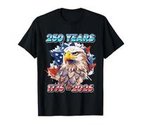 Eagle and Flag 250 Years 1776-2026 250th Birthday T-Shirt