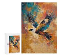 Eagle Art Print, Abstract Painting Puzzle 1000 Pièces Educa Jouet en Bois Cadeau Unique Décoration Intérieure Jeu Éducatif Challenge Toy Adultes Et Enfants À Partir De 14 Ans 300 PCS