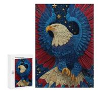 Eagle Artwork with Stars Puzzle 1000 Pièces Educa Jouet en Bois Cadeau Unique Décoration Intérieure Jeu Éducatif Challenge Toy Adultes Et Enfants À Partir De 14 Ans 300 PCS