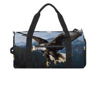 Eagle at Hunting Sac de sport de voyage pour homme et femme Grand sac de week-end avec compartiment à chaussures pour l'entraînement, style, taille unique, Style :, Taille unique