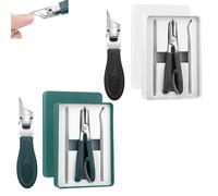 Eagle Beak Beveled Nail Clippers, Super Sharp Oblique Nail Clippers, Multifunctional Large Opening Anti-Splash Set, for Thick Nails, Seniors & Ingrown Care (Mix*2)