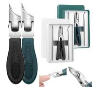 Eagle Beak Beveled Nail Clippers, Three Sets of Eagle Beak Beveled Nails Clippers, Oblique Ingrown Toenails Clipper for Thick Nails, Beveled Nail Clipper, for Seniors & Ingrown Care (Black)