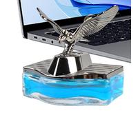 Eagle Car Air Freshener, Electroplated Car Scent Diffuser, 3.66x3.66 inches Decorative Odor Eliminator, Perfume Aromatherapy Accessory for Fresh and Long-Lasting Fragrance
