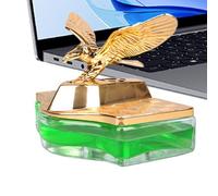 Eagle Car Air Freshener, Electroplated Decorative Diffuser Clip, Odor Eliminating Aromatherapy Perfume Accessory, Stylish Dashboard Vent Scent Dispenser for Vehicle Interior Fragrance Enhancement