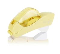 Eagle Distributeur automatique de ruban adhésif et pistolet à ruban adhésif avec 1 rouleau 1/2 pouce (12mm) et 1 rouleau 3/4 pouce (19mm) de ruban adhésif (Jaune)