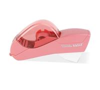 Eagle Distributeur automatique de ruban adhésif et pistolet à ruban avec 1 rouleau de 12 mm (1/2 pouce) et 1 rouleau de 19 mm (3/4 pouce) de ruban (Rose)