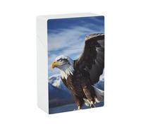 Eagle Étui à cigarettes en plastique rigide à rabat fin pour cigarettes de 18 à 20 - Étui réutilisable pour cigarettes de très grand lit - Pour homme et femme
