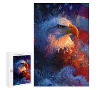 Eagle Flag Art Print-1 Puzzle 1000 Pièces Educa Jouet en Bois Cadeau Unique Décoration Intérieure Jeu Éducatif Challenge Toy Adultes Et Enfants À Partir De 14 Ans 1000 PCS