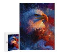 Eagle Flag Art Print-1 Puzzle 1000 Pièces Educa Jouet en Bois Cadeau Unique Décoration Intérieure Jeu Éducatif Challenge Toy Adultes Et Enfants À Partir De 14 Ans 500 PCS