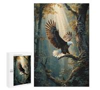 Eagle Forest Nature Scene Puzzle 1000 Pièces Educa Jouet en Bois Cadeau Unique Décoration Intérieure Jeu Éducatif Challenge Toy Adultes Et Enfants À Partir De 14 Ans 1000 PCS