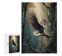 Eagle Forest Nature Scene Puzzle 1000 Pièces Educa Jouet en Bois Cadeau Unique Décoration Intérieure Jeu Éducatif Challenge Toy Adultes Et Enfants À Partir De 14 Ans 300 PCS