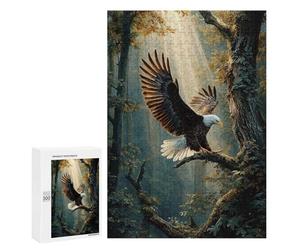 Eagle Forest Nature Scene Puzzle 1000 Pièces Educa Jouet en Bois Cadeau Unique Décoration Intérieure Jeu Éducatif Challenge Toy Adultes Et Enfants À Partir De 14 Ans 300 PCS